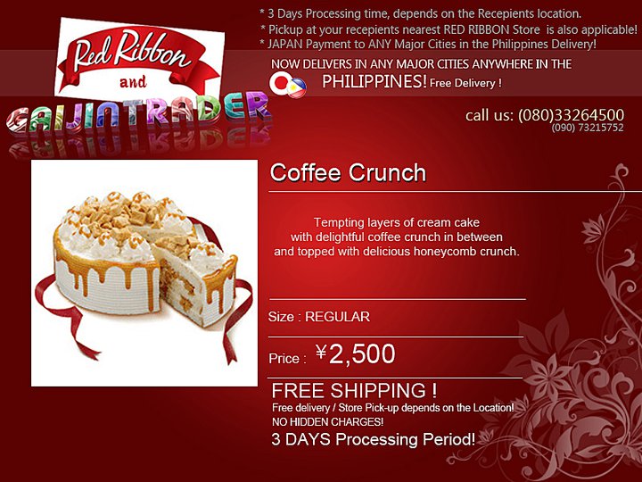 Delivery & Pickup  Red Ribbon Bakeshop